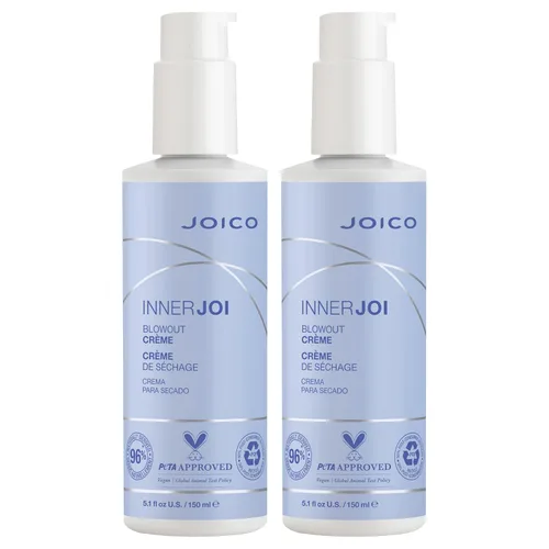 Vista 7 de Joico InnerJoi Blowout Creme Peinado para todo tipo de cabello Sin sulfatos ni parabenos Fórmula vegana derivada de forma natural