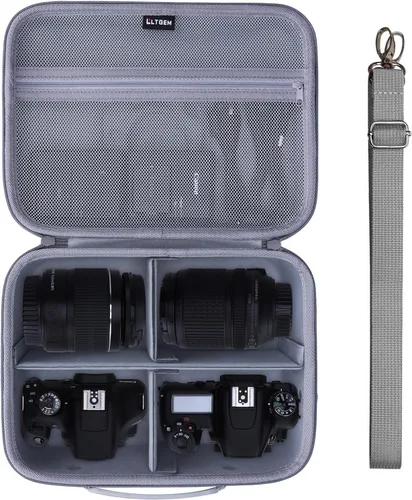 Vista 20 de Funda para Canon EOS T7 R50 R100/Sony Alpha a6400 a6700 Cámara Púrpura