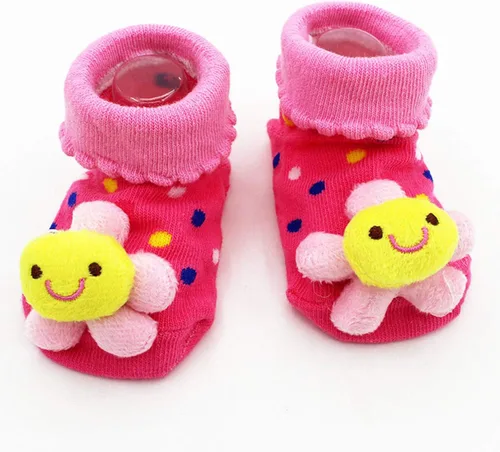 Vista 7 de Pack de 6 calcetines para recién nacidos con diseño de dibujos animados para bebés