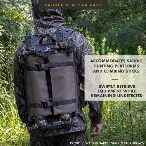 Vista 3 de Insights Hunting por frogg toggs - Mochila de Caza Saddle Stalker, Elementos Sólidos Marrón