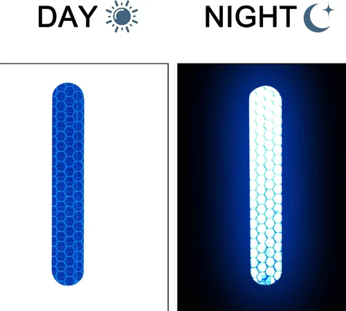 Vista 5 de TOMALL Adhesivos reflectantes de noche autoadhesivos, tira de advertencia impermeable compatible con Ninebot Max G30, accesorios de decoración