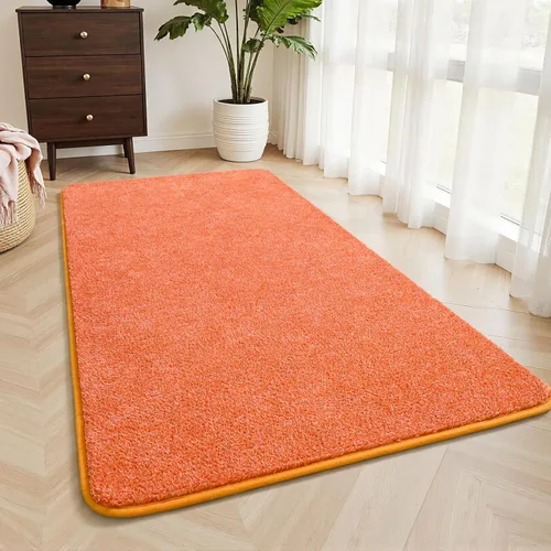 Vista 26 de Chicrug - Alfombra geométrica moderna de 2 x 6 pies para dormitorio o pasillo Negro Geometric