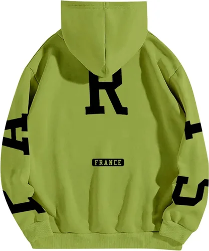 Vista 2 de Sudaderas con capucha para mujer, sudadera de talla grande, suéteres para mujer, sudaderas con capucha para mujer