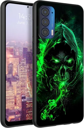 Vista 18 de Funda de TPU suave para Motorola Moto Edge 2021/Motorola Edge 5G UW, ajuste delgado para Moto Edge 2021, antiarañazos antideslizante, cuerpo