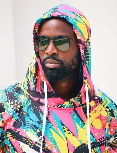 Vista 5 de RAISEVERN Sudaderas con capucha para hombres y mujeres con estampado 3D, sudadera con capucha de forro polar, Graffiti 04