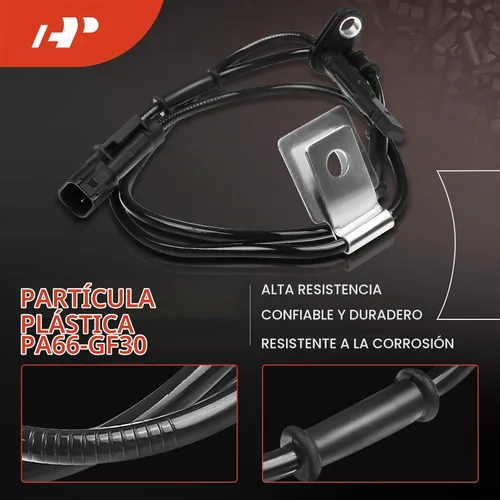 Vista 4 de A-Premium Sensor de velocidad de rueda ABS delantero izquierdo compatible con modelos Chevy y GMC - Equinox 2010-2017, Terrain 2010-2017