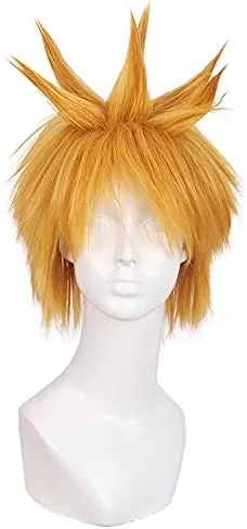 Vista 8 de ZNZXYCOS Conjunto de disfraz de anime para adultos color naranja y negro talla estadounidense para Halloween cosplay