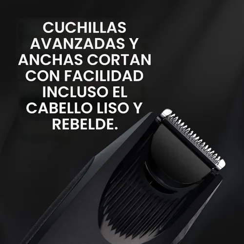 Vista 8 de Panasonic Recortadora de barba para hombres inalámbrica de precisión y potencia, cortapelos con accesorio de peine y 19 configuraciones ajustables