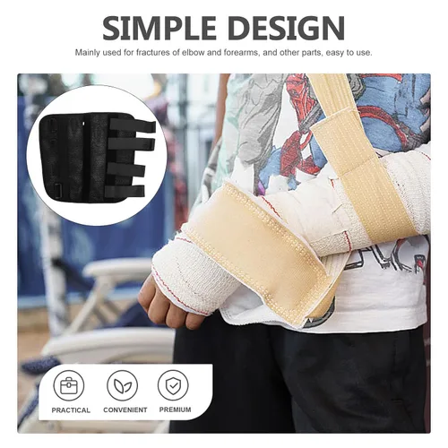 Vista 9 de Elbow Brace Cubital Tunnel Support Forearm Brace Adjustable Breathable Mesh Cloth Elbow Stabilizer for Sleeping and Injury, Medium