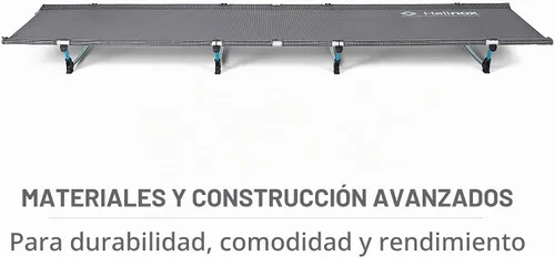 Vista 4 de Helinox Lite Cuna Ultra-Ligera, Cuna de Camping Portátil, Compacta, Plegable, para Mochileros, Cama de Camping Plegable Negro