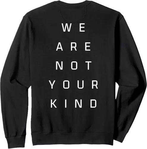 Vista 2 de Slipknot Sudadera oficial con texto en inglés "We Are Not Your Kind