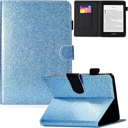 Vista 13 de Funda para Kindle Paperwhite 2018, delgada funda protectora de piel sintética con función de apagado y encendido automático para Kindle Paperwhite