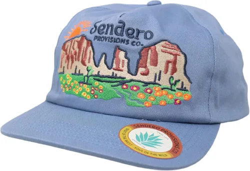 Vista 5 de Sendero Provisions Co. Desert Bloom - Gorra ajustable con diseño bordado (azul), Azul
