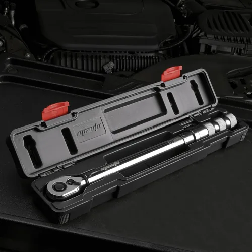 Vista 6 de EPAuto 1/2-Inch Spring-Loaded Ring Locking Torque Wrench, 10~150 ft-lb