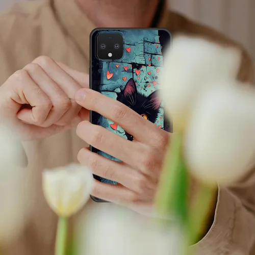 Vista 347 de Funda delgada para Google Pixel 4 XL, funda delgada de silicona de TPU suave a prueba de golpes para Google Pixel 4 XL, astronauta Galaxy