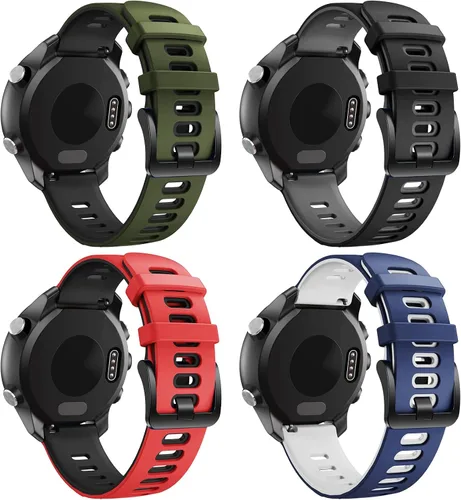 Vista 13 de NotoCity Correas de reloj Vivoactive 5/Vivoactive 3, Galaxy Watch 4/Watch 5/Active 2, correa de repuesto de silicona de 0.787 pulgadas para reloj