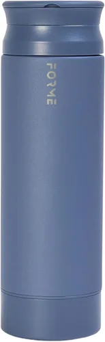 Vista 9 de FORME - Botella Agitadora Mezcladora, Acero Inoxidable con Doble Aislamiento a Prueba de Fugas, Botella Agitadora Silenciosa para Bebidas Calientes
