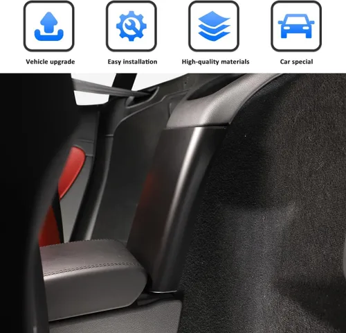 Vista 5 de Funda protectora para reposabrazos de control central de automóvil para Jaguar Tipo F 2013-2024, protector de caja de almacenamiento de consola