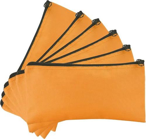 Vista 7 de DALIX Bolsas de dinero con cremallera para depósito bancario, 6 unidades, color negro