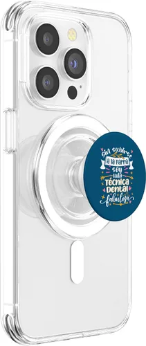 Vista 3 de Tecnica Dental Fabulosa Divertido Mujer Odontología Regalos PopSockets MagSafe PopGrip para iPhone