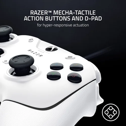 Vista 4 de Razer Wolverine V2 Wired Gaming Controller for Xbox Series X S, Xbox One, PC: Remappable Front-Facing Buttons - Mecha-Tactile Action Buttons and