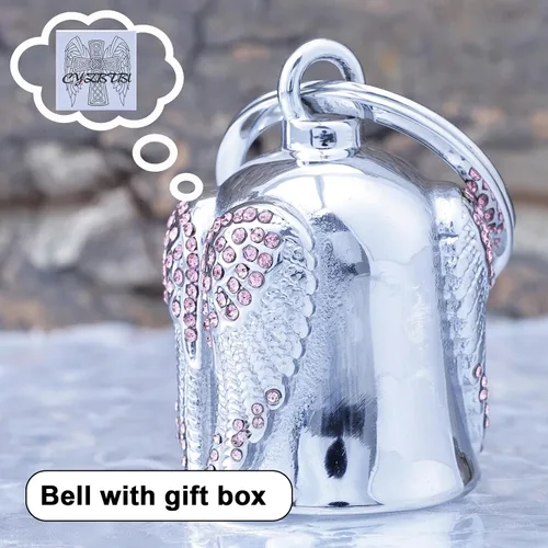 Vista 5 de Motorcycle Women Bells - Motorcycle Angel Bell for Men Women,Bell Biker Accessory,Guard Riding Safety