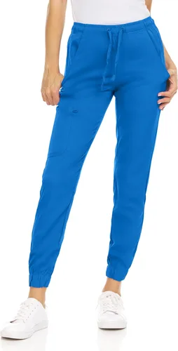 Vista 23 de MediChic Mini Marilyn - Pantalones médicos tipo deportivo, con cintura elástica en 4 direcciones y cuatro bolsillos Negro