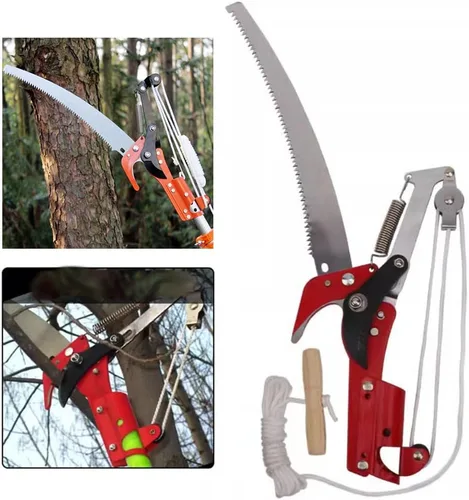 Vista 2 de Cabeza de sierra extensible para árboles sin poste, ramas de alta altitud para exteriores, tijeras de podar, cortadora cosechadora para plantas
