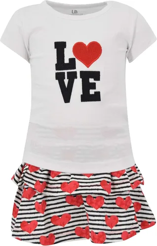 Vista 71 de Unique Baby Girls 2pc Skirt Set Outfit Long Sleeve Top with Skirt