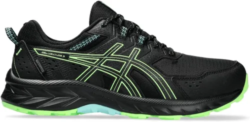 Vista 4 de ASICS Zapatillas de running Gel-Venture 9 para hombre, NegroVerde Iluminado