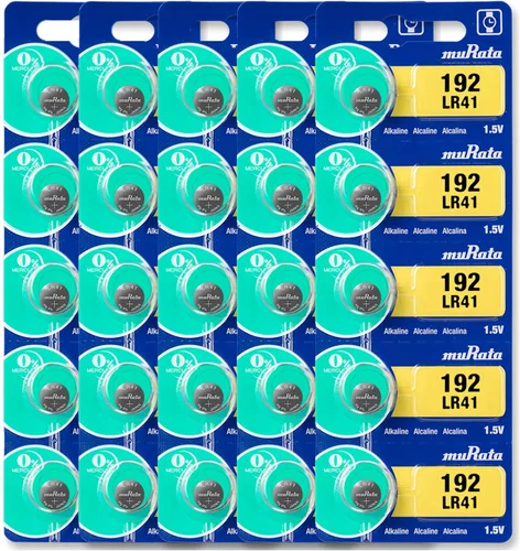 Vista 7 de Murata Batería LR41 AG3 392A 1.55V Pila de Botón Alcalina (5 Baterías)