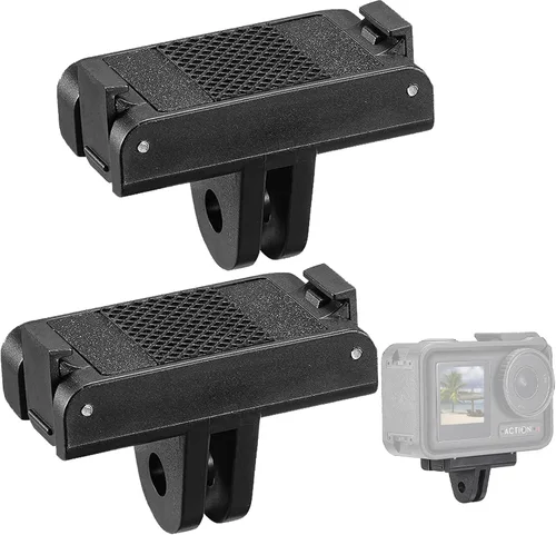 Vista 8 de PCTC Adaptador magnético compatible con DJI Osmo 360/Osmo Action 5 Pro/4/3 Adaptador de liberación rápida – Accesorios DJI, trípode conectable