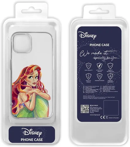 Vista 2 de ERT GROUP Funda de teléfono celular para Apple iPhone 14 Plus, original y con licencia oficial de Disney, Ariel 004 se adapta de forma óptima a