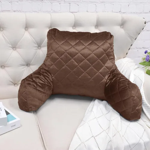 Vista 18 de Home Soft Things DO-IT-Yourself - Funda de almohada acolchada de terciopelo para lectura y relleno, respaldo para tumbona y reposabrazos