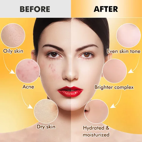 Vista 6 de Máscara de gelatina en polvo para faciales, antienvejecimiento de oro de 24 quilates, mascarilla facial profesional para combatir líneas finas