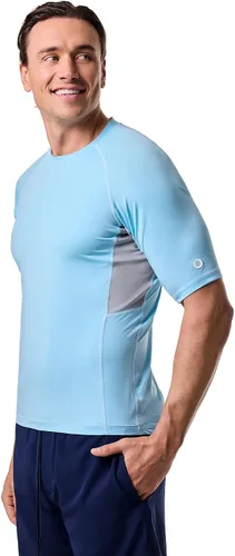 Vista 2 de Camiseta de manga corta para hombre - Protección solar UPF 50+ - Ultimate Azul ártico