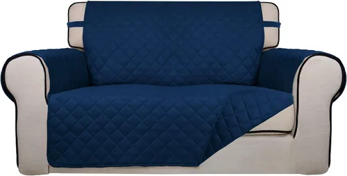 Vista 156 de PureFit - Funda de sofá acolchada reversible, protector de muebles impermeable, funda de sofá lavable con espuma antideslizante y correas elásticas