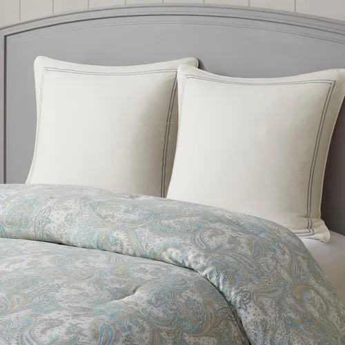 Vista 13 de Harbor House Maya Bay Euro Sham, 26 x 26 pulgadas, azul