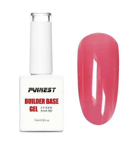 Vista 22 de Kit de Gel Constructor Gel Base de Goma Esmalte de Uñas, 15ml*2pcs (0.51 fl oz x 2 piezas) Para Engrosamiento de Uñas, Extensión de Fortalecimiento
