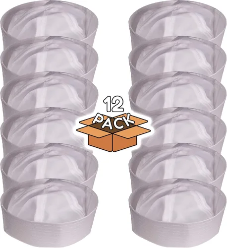 Vista 5 de Windy City Novelties White Sailor Caps - Bulk 12 Pack, Classic Nautical Hats for Parties & Events