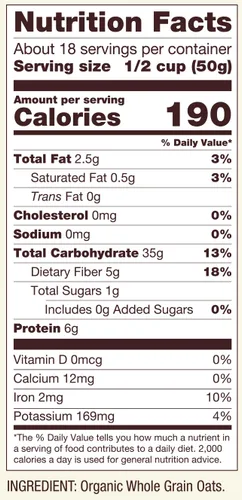 Vista 4 de Bob's Red Mill Avena enrollada gruesa orgánica sin gluten, 32 onzas (paquete de 4)
