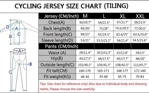 Vista 7 de Men's Soft Long Sleeve Breathable Bicycle Cycling Jersey Polyester Clothing Outdoor Sports Fall Autumn