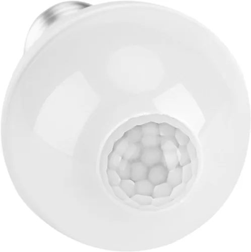 Vista 5 de Keenso Bombilla con sensor de movimiento E27 de 7 W, bombillas LED PIR con sensor infrarrojo inteligente, luz nocturna de encendido/apagado