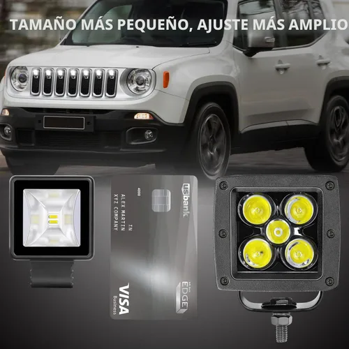 Vista 3 de Luces LED de 2 pulgadas con DRL 2 luces de conducción