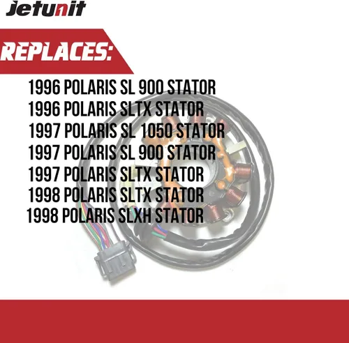 Vista 5 de Estátor para Polaris Jetski 4010170 SLTX B/Genesis/SLX 2/Pro 1200 /Virage TX 1999 2000 2001 2002