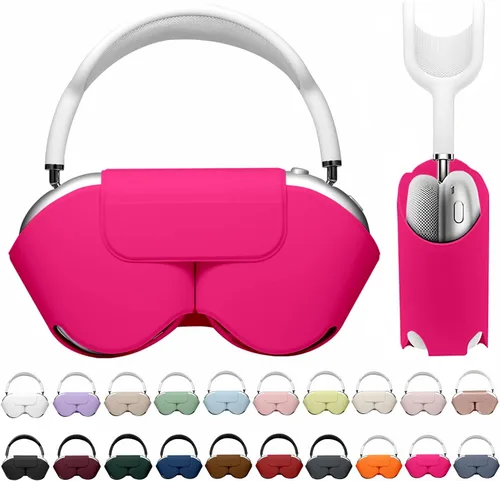 Vista 39 de Maxjoy para Apple Airpods Max Funda inteligente de cubierta, Accesorios de cubierta protectora de cuero PU suave para Airpod Max con modo de sueño