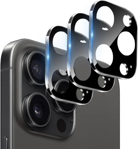 Vista 150 de Dengduoduo Paquete de 3 protectores de lente de cámara de vidrio templado para iPhone 15 de 6.1 pulgadas y para iPhone 15 Plus de 6.7 pulgadas