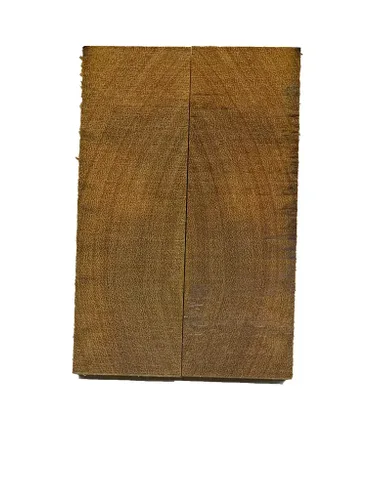 Vista 2 de Exotic Wood Zone Osage Orange Crosscut Cuchillo de Madera Blancos/Escalas de Cuchillo a juego 3/8" x 1.5" x 5