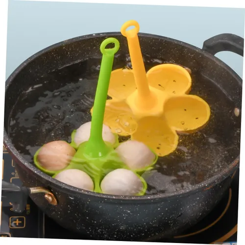 Vista 8 de Bandeja de huevo de silicona, soporte para huevos escalfados, tazas para escalfar huevos, utensilios de cocina de huevos, tazas para escalfar huevos