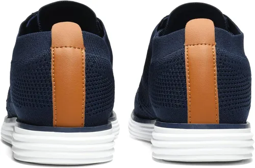 Vista 5 de Bruno Marc Zapatillas de malla para hombre Oxfords ligeras